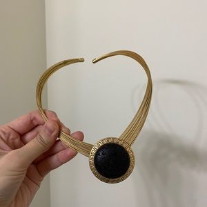 Kostibas Greek Pumice Stone Collar Necklace